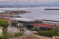 Empty touristic port in Mallorca during Covid-19 quarantine