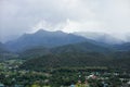 View of the end of Phra That Doi Pha Moo Mae Hong Son, Thailand.