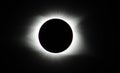A view of the end of the total solar eclipse on August 21 2017 Royalty Free Stock Photo