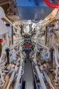 View of the engine room of the ship Royalty Free Stock Photo