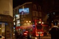 View from the English pub across the window Royalty Free Stock Photo