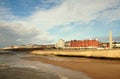 View of the English seaside town, Blackpool.