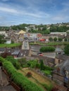 View of Enniscorthy Bridge, Overlooking Rooftops of Enniscorthy, County Wexford Royalty Free Stock Photo