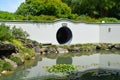 entrance of Chinese Scholars Garden in Hamilton Gardens