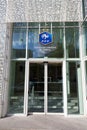 View of the entrance of the French Football Federation in Paris.It located on boulevard Grenelle in 15th district of