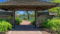 View of the entrance of the Garden of the Phoenix on a sunny day Royalty Free Stock Photo