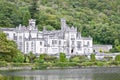 View of the entrance of Kylemore Abbey, Connemara, west of Ireland Royalty Free Stock Photo