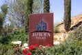 Europa Village sign Royalty Free Stock Photo