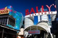 View of Entrance to Bally`s Hotel and casino Royalty Free Stock Photo