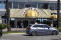 View of the entrance to the casino in Nice