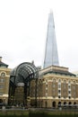 View of the entrance to the Hay`s Galleria on the South Bank. London, UK