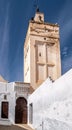 View at the entrance to the mosque and mausoleum complex of Moulay Idris - Morocco Royalty Free Stock Photo