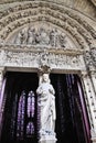 A view of the entrance to Saint Chappell in Paris Royalty Free Stock Photo