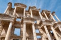 View of the Ephesus library Royalty Free Stock Photo