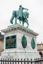 View of Equestrian statue of Frederik V, Copenhagen, Denmark