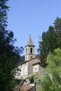 view of equi terme in italy Royalty Free Stock Photo