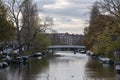 View At Ernst Cahn En Alfred Kohnbrug Bridge At Amsterdam The Netherlands 20-11-2020