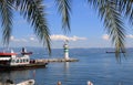 A view of Eskihisar harbor near Marmara Sea Royalty Free Stock Photo