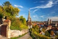 Esslingen am Neckar, Germany, scenic view of the medieval town center