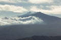 View of the Etna volcano from Castelmola Sicily Royalty Free Stock Photo