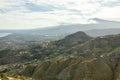 View of the Etna volcano