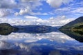 View of Etnefjorden near Etne in Hordaland county, Norway. Royalty Free Stock Photo
