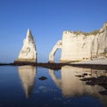 View of Etretat Aval cliff