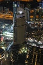 View on evening Dubai downtown, United Arab Emirates