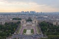 View on evening Paris