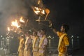 Evening puja at Dasaswamedh ghat, Varanasi, India