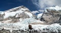 View from Everest base camp Royalty Free Stock Photo