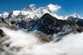 View of everest from gokyo ri