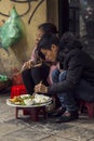 A view of everyday life in Hanoi Streets in Vietnam