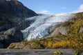 View of Exit Glacier, Harding Ice Field, Kenai Fjords National Park, Seward, Alaska, United States Royalty Free Stock Photo