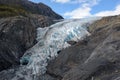 View of Exit Glacier, Harding Icefield, Kenai Fjords National Park, Seward, Alaska, United States Royalty Free Stock Photo