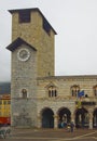 View of the exterior of the Duomo Cathedral of Como Italy