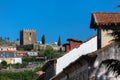 View at the exterior facade tower at Castle of Lamego