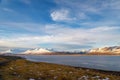 View of Eyjafjordur at the beginning of winter, Iceland