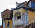 View of FaÃ§ade at Bran Castle in Transylvania Romania