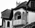 View of FaÃ§ade at Bran Castle in Transylvania Romania