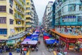 View of Fa Yuen street market in Mongkok