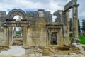 Ancient synagogue ruins in Baram National Park