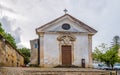 View at the facade church of Holy Spirit in Caldas da Rainha ,Portugal