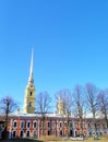 View of the facade of the commandant`s house