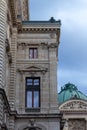 view of the facade of the opera