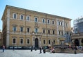 View of the facade of the Palazzo Farnese or Farnese Palace, in Rome. It is currently the French embassy in Italy Royalty Free Stock Photo