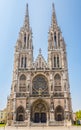 View at the facade of Saint Peter and Paul church in Ostend - Belgium Royalty Free Stock Photo