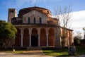 Facade of the Santa Fosca Church in Torcello, Italy Royalty Free Stock Photo