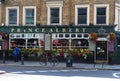 A view of the facade of the traditional English pub Prince Albert in Notting Hill, London, United Kingdom.