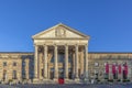 View of facade of  the Wiesbaden casino and Kurhaus Royalty Free Stock Photo